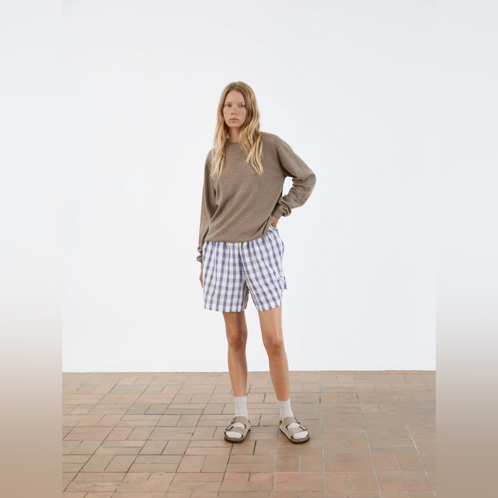 AIAYU Lulu Poplin Short Cocoa MEDIUM
